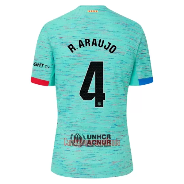 Camisolas FC Barcelona Ronald Araujo 4 Equipamento Terceiro 23/24