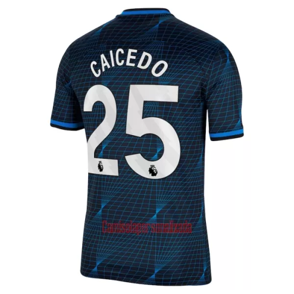 Camisolas Chelsea Caicedo 25 Equipamento Alternativo 23/24