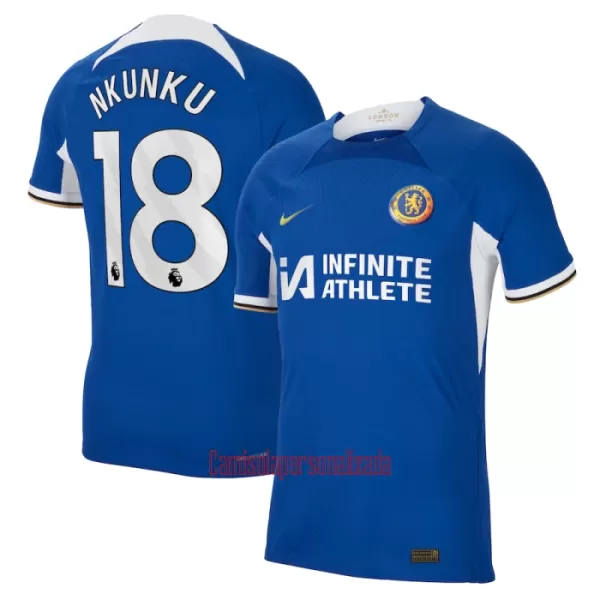 Camisolas Chelsea Christopher Nkunku 18 Equipamento Principal 23/24