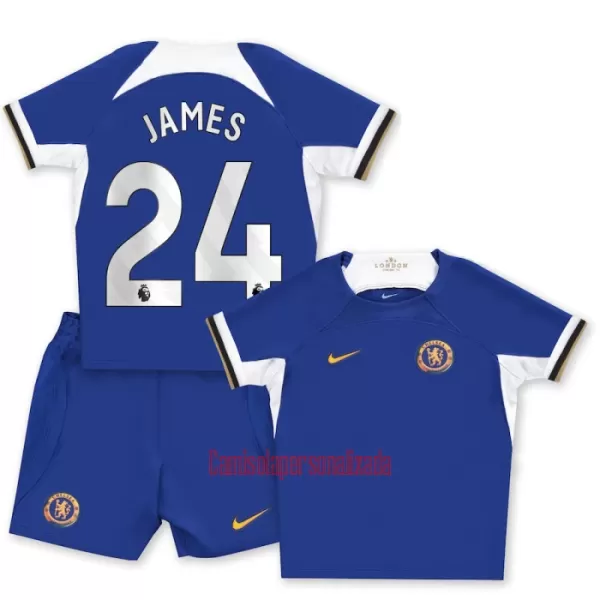 Camisolas Chelsea James 24 Criança Equipamento Principal 23/24