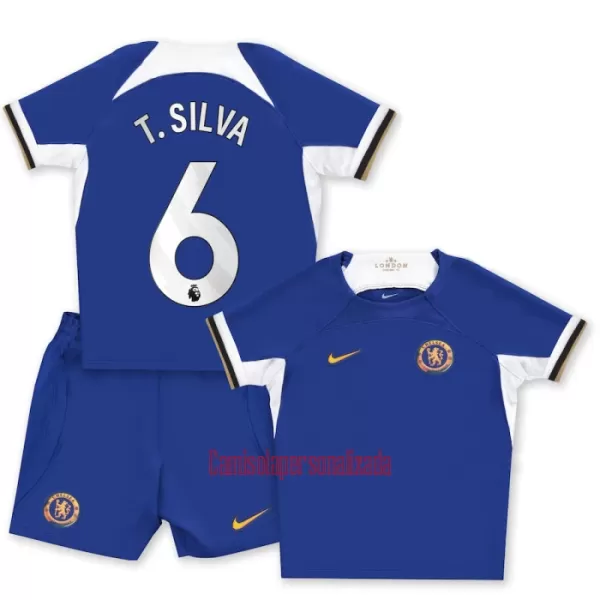 Camisolas Chelsea T. Silva 6 Criança Equipamento Principal 23/24