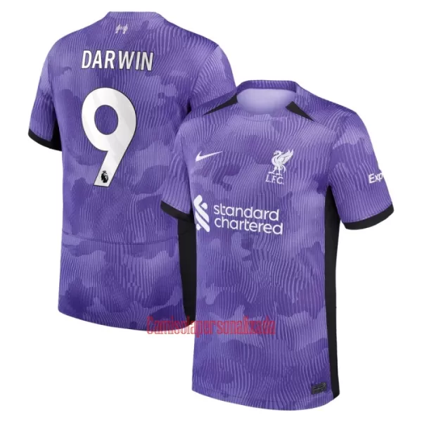 Camisolas Liverpool Darwin Núñez 9 Equipamento Terceiro 23/24