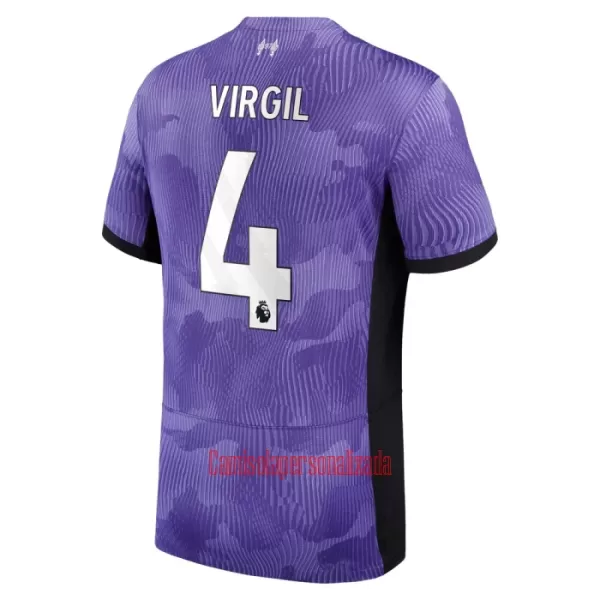 Camisolas Liverpool Virgil van Dijk 4 Equipamento Terceiro 23/24