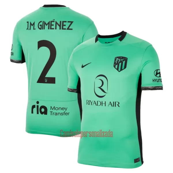 Camisolas Atlético Madrid JM Santiago Gimenez 2 Equipamento Terceiro 23/24