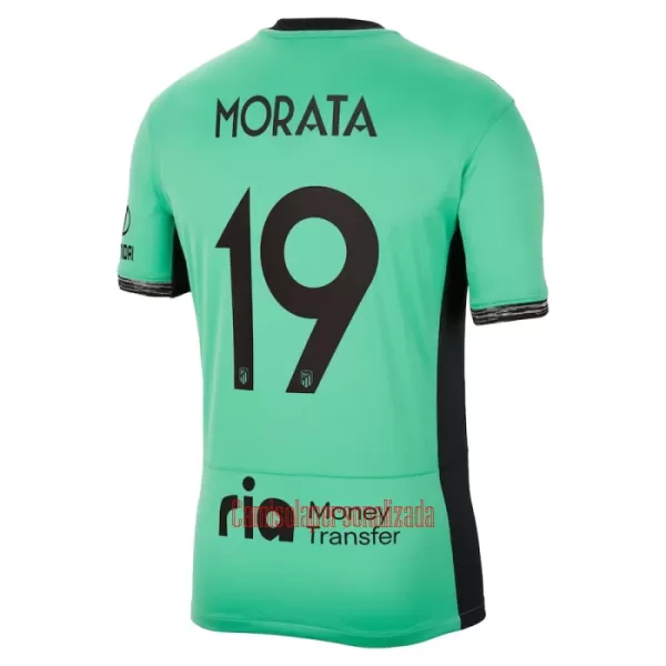 Camisolas Atlético Madrid Morata 19 Equipamento Terceiro 23/24