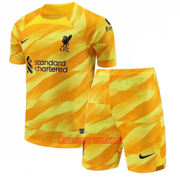 Camisolas Guarda Redes Liverpool Criança Equipamento Terceiro 23/24