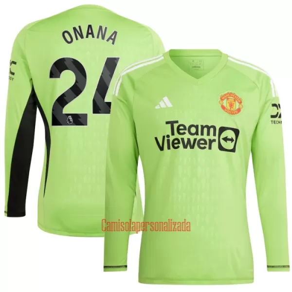 Camisolas Guarda Redes Manchester United Onana 24 Equipamento Principal 23/24 Manga Comprida