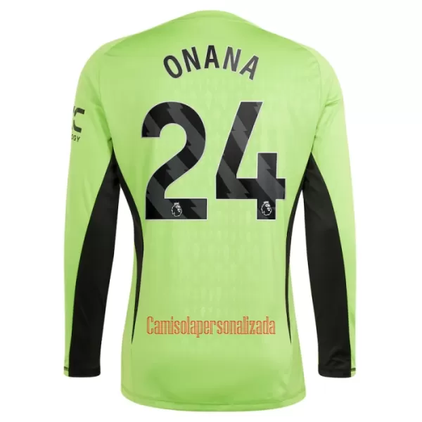 Camisolas Guarda Redes Manchester United Onana 24 Equipamento Principal 23/24 Manga Comprida