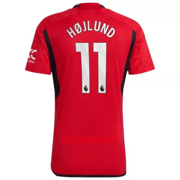 Camisolas Manchester United Rasmus Højlund 11 Equipamento Principal 23/24