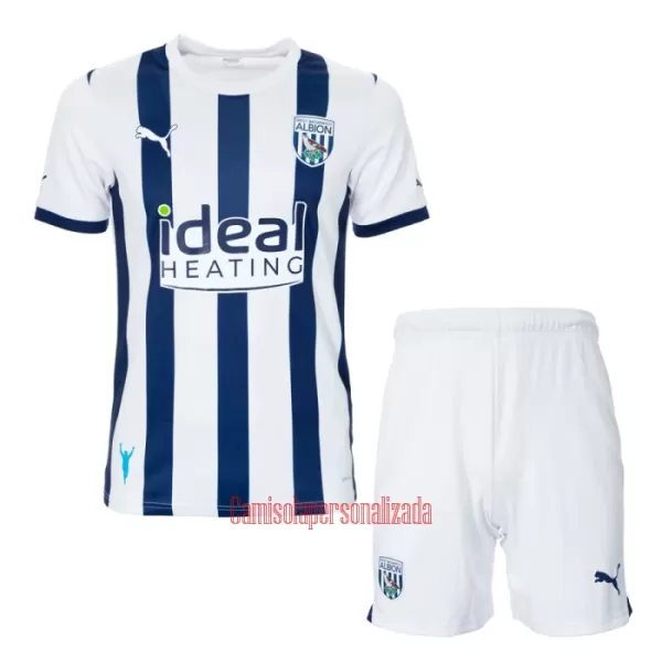 Camisolas West Bromwich Albion Criança Equipamento Principal 23/24