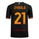 Camisolas AS Roma Paulo Dybala 21 Criança Equipamento Terceiro 23/24