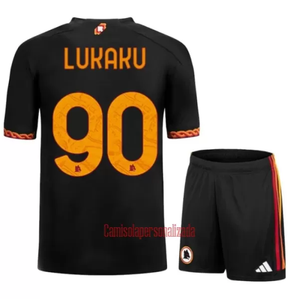 Camisolas AS Roma Romelu Lukaku 90 Criança Equipamento Terceiro 23/24