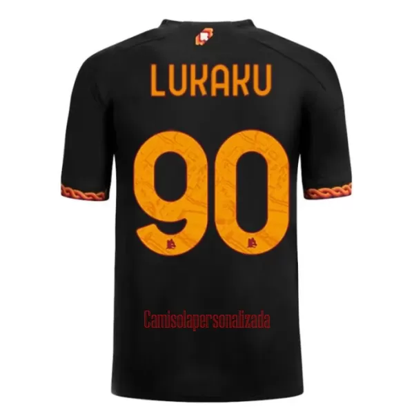 Camisolas AS Roma Romelu Lukaku 90 Criança Equipamento Terceiro 23/24