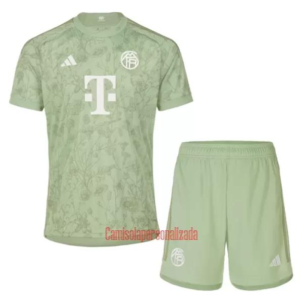 Camisolas FC Bayern de Munique Criança Equipamento Terceiro 23/24