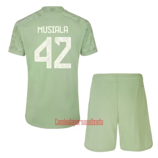 Camisolas FC Bayern de Munique Jamal Musiala 42 Criança Equipamento Terceiro 23/24