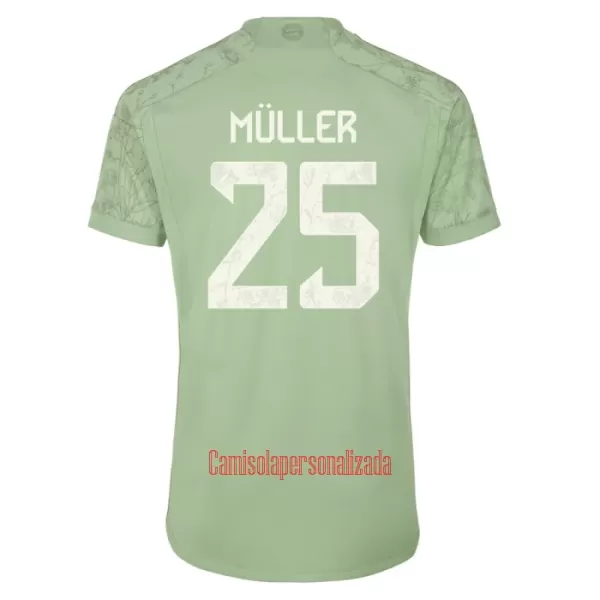 Camisolas FC Bayern de Munique Thomas Müller 25 Equipamento Terceiro 23/24