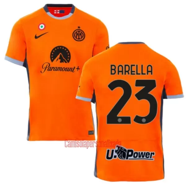 Camisolas Inter Milan Barella 23 Equipamento Terceiro 23/24