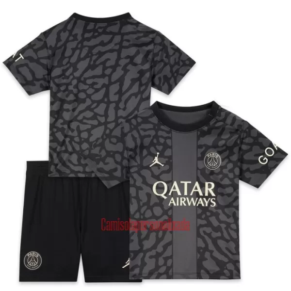 Camisolas Paris Saint-Germain Criança Equipamento Terceiro 23/24