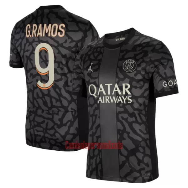 Camisolas Paris Saint-Germain G.Ramos 9 Equipamento Terceiro 23/24