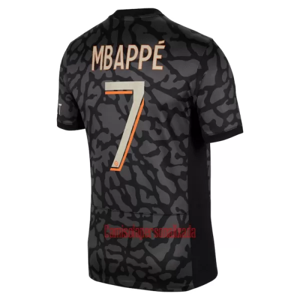 Camisolas Paris Saint-Germain Kylian Mbappé 7 Equipamento Terceiro 23/24