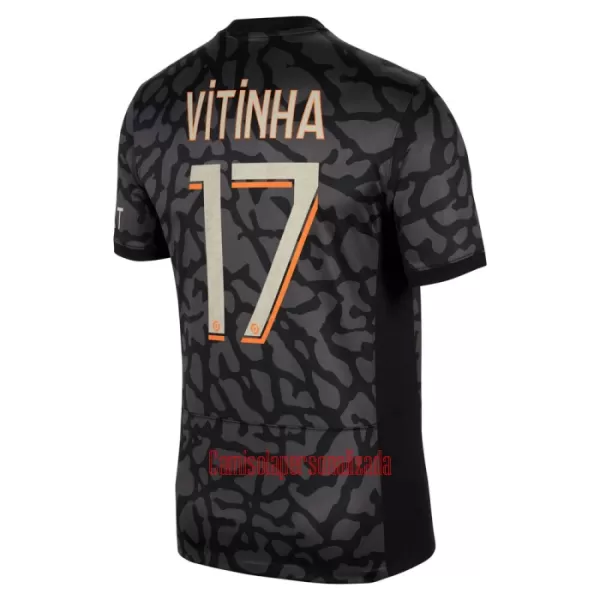 Camisolas Paris Saint-Germain Vitinha 17 Equipamento Terceiro 23/24