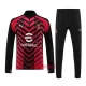 AC Milan Conjunto de Moletom de Treino 23/24 Vermelho Preto