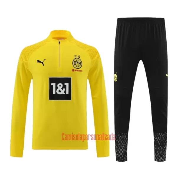 Borussia Dortmund Conjunto de Moletom de Treino 23/24 Amarelo