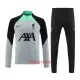 Liverpool Conjunto de Moletom de Treino 23/24 Cinza