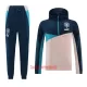 Manchester City Capuz Conjunto de Moletom de Treino 23/24 Creme