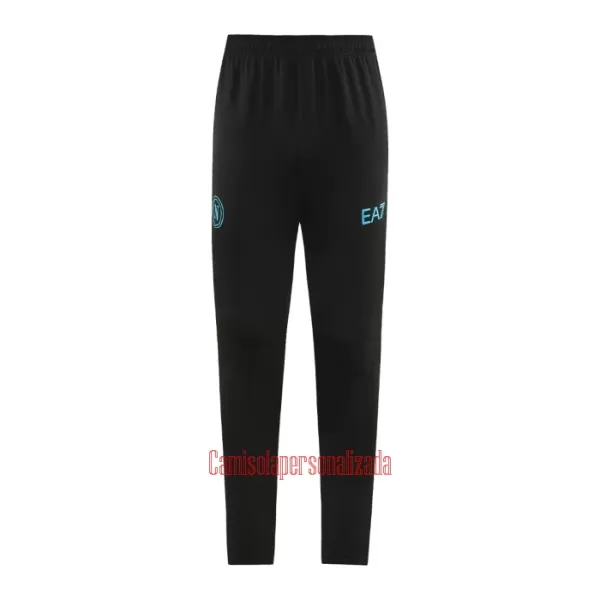 Napoli Conjunto de Moletom de Treino 23/24 Preto