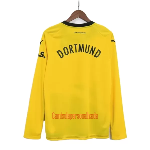 Camisolas Borussia Dortmund Equipamento Principal 23/24 Manga Comprida