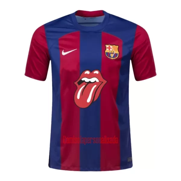 Camisolas FC Barcelona x Rolling John Stones Equipamento Principal 23/24 Especial