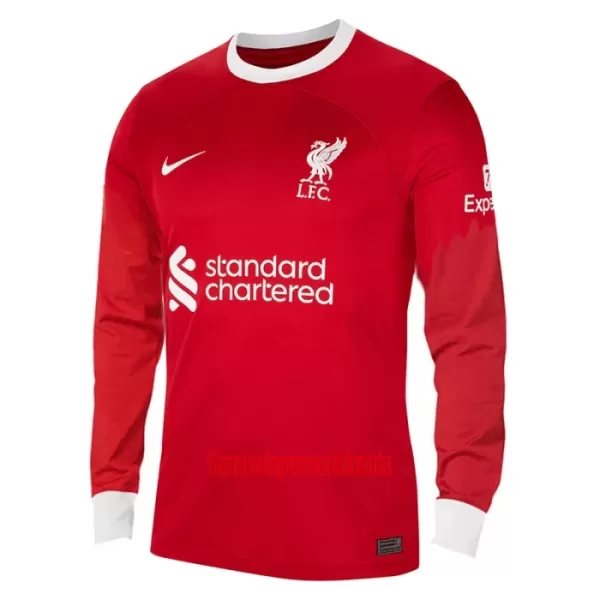 Camisolas Liverpool Equipamento Principal 23/24 Manga Comprida