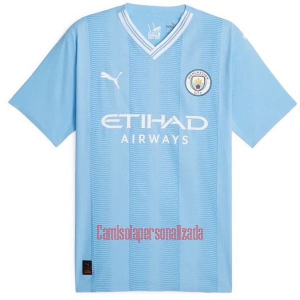 Camisolas Manchester City Jérémy Doku 11 Criança Equipamento Principal 23/24