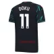 Camisolas Manchester City Jérémy Doku 11 Criança Equipamento Terceiro 23/24