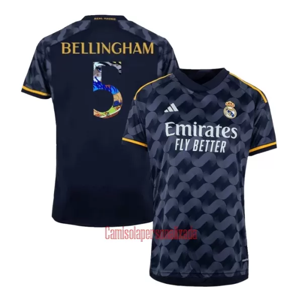 Camisolas Real Madrid Jude Bellingham 5 Equipamento Alternativo 23/24