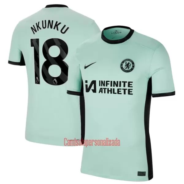 Camisolas Chelsea Christopher Nkunku 18 Equipamento Terceiro 23/24