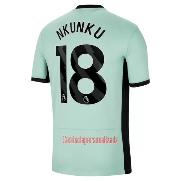 Camisolas Chelsea Christopher Nkunku 18 Equipamento Terceiro 23/24