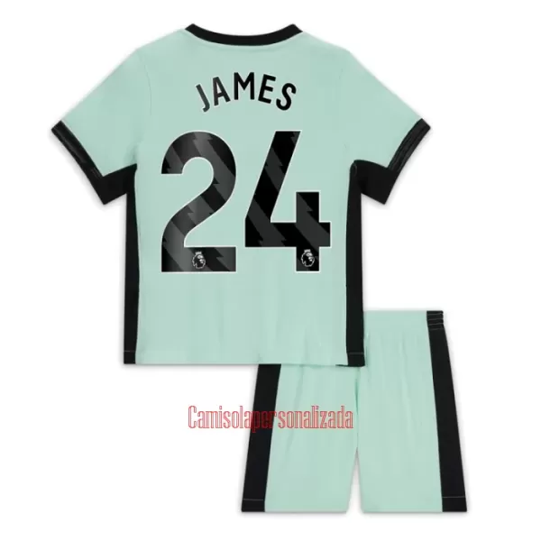 Camisolas Chelsea James 24 Criança Equipamento Terceiro 23/24