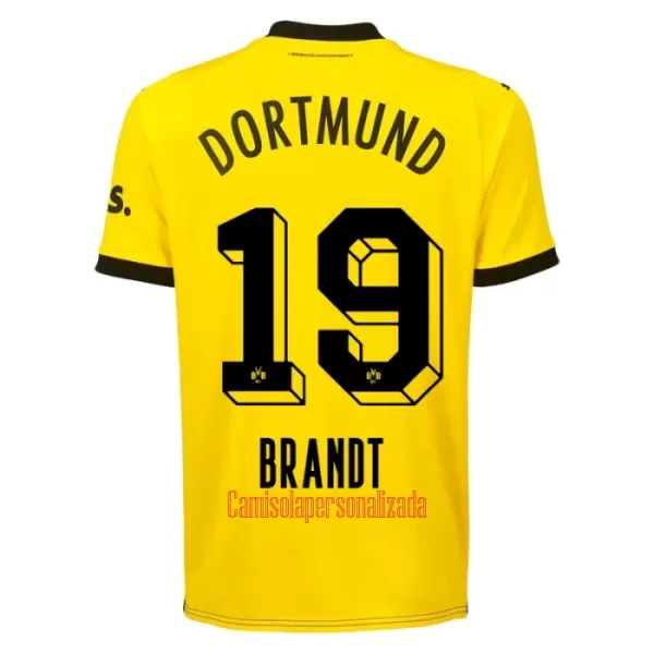 Camisolas Borussia Dortmund Julian Brandt 19 Equipamento Principal 23/24