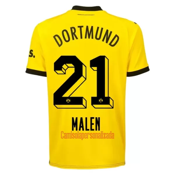 Camisolas Borussia Dortmund Malen 21 Equipamento Principal 23/24