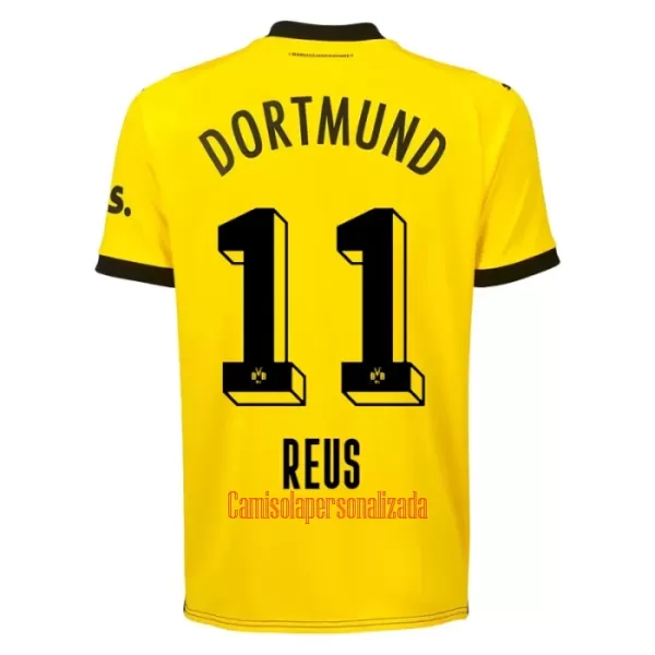 Camisolas Borussia Dortmund Marco Reus 11 Equipamento Principal 23/24