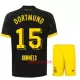 Camisolas Borussia Dortmund Mats Hummels 15 Criança Equipamento Alternativo 23/24