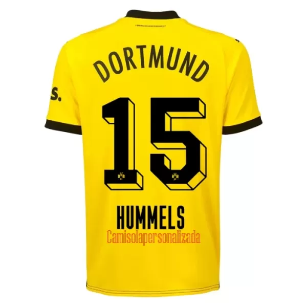 Camisolas Borussia Dortmund Mats Hummels 15 Equipamento Principal 23/24