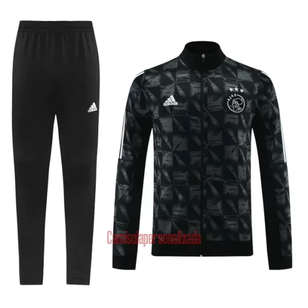 Ajax Amsterdam Casaco de Treino Conjunto Criança 23/24 Preto