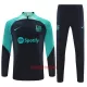 Barcelona Conjunto de Moletom de Treino 23/24 Preto