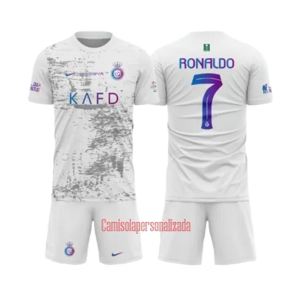 Camisolas Al-Nassr FC Cristiano Ronaldo 7 Criança Equipamento Terceiro 23/24