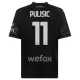 Camisolas AC Milan Christian Pulišić 11 Equipamento 4ª 23/24 Preto