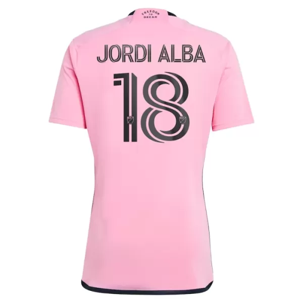 Camisolas Inter Miami CF Jordi Alba Ramos 18 Equipamento Principal 24/25