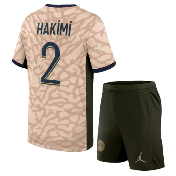 Camisolas Paris Saint-Germain Achraf Hakimi 2 Criança Equipamento 4ª Jordan 23/24